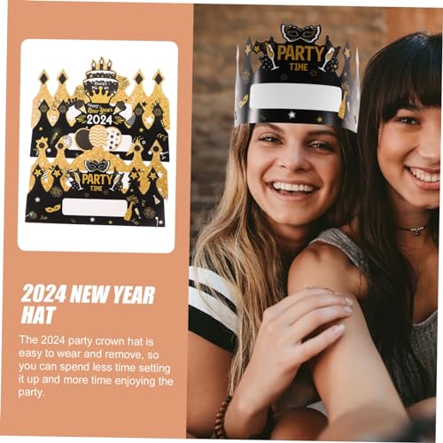 Vaguelly 4 Stück Teiliges Year Party Kronen Papierhüte Leichtes Partyzubehör für Silvester Veranstaltung Foto Requisiten Sichere Materialien Vaguelly 4 Stück Teiliges Year Party Kronen Papierhüte Leichtes Partyzubehör für Silvester Veranstaltung Foto Requisiten Sichere Materialien von Vaguelly