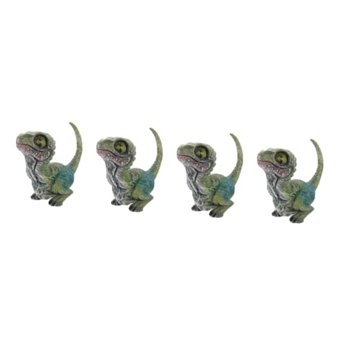 Vaguelly 4 Stück Velociraptor Spielzeug Babyspielzeug Dinosaurier Dekor Kinderspielzeug Kinder Dinosaurier Spielzeug Dinosaurier Partygeschenke Dinosaurier Figur Dinosaurier Ornament von Vaguelly