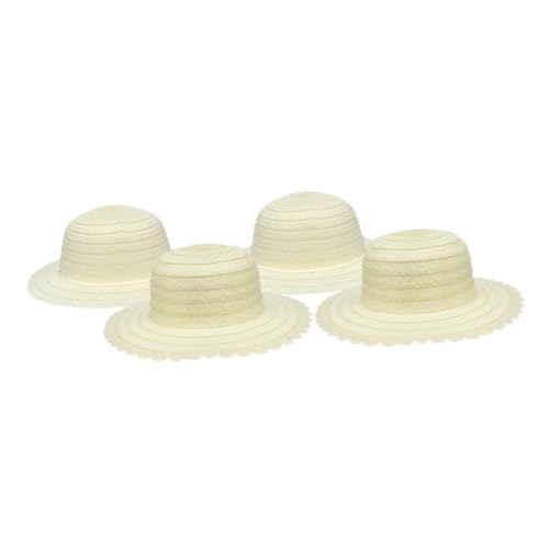 Vaguelly 4 Stück Weiße Strohhüte für Bemalen und Basteln Kreative DIY Bastelkappen für Jungen und Mädchen Sommerlicher Sonnenschutz für Strand Freizeit und Familienprojekte Vaguelly 4 Stück Weiße Strohhüte für Bemalen und Basteln Kreative DIY Bastelkappen für Jungen und Mädchen Sommerlicher Sonnenschutz für Strand Freizeit und Familienprojekte von Vaguelly