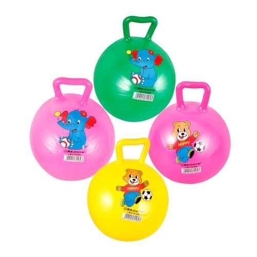 Vaguelly 4 Teiliger Griffschläger Gymnastikball Für Balanceball Für Flexibler Sitzball Sprungball Für Kleinkinder Hüpfball Mit Griffen Hüpfbälle Für Hüpfball Weltraumspielzeug von Vaguelly