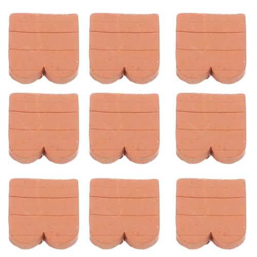 Vaguelly 40 Stück Mini-Steine für die Landschaftsgestaltung im Maßstab 1:16, kleine Miniatur-Modell-Wandsteine, Basteln, realistische Kunstblöcke für Puppenhaus-Gartenzubehör, Braun Vaguelly 40 Stück Mini-Steine für die Landschaftsgestaltung im Maßstab 1:16, kleine Miniatur-Modell-Wandsteine, Basteln, realistische Kunstblöcke für Puppenhaus-Gartenzubehör, Braun von Vaguelly