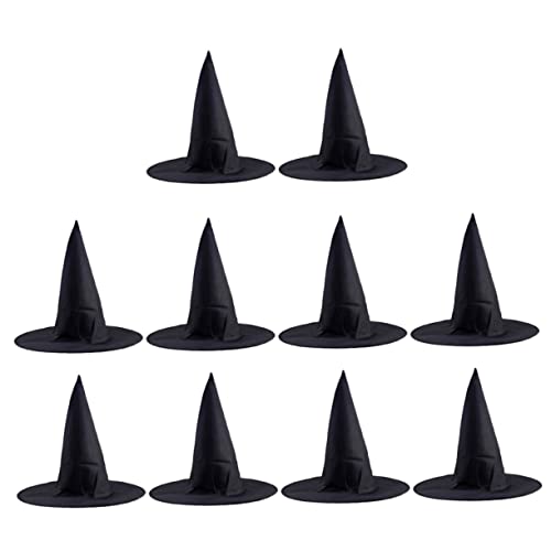 Vaguelly 40 Stück Zaubererhut Dekor Feenhut Hexenhüte Für Frauen Schwarzer Hexenhut Halloween Baumspitze Kinder Hexenhut Hexenhut Für Halloween Zarter Hexenhut Party Cosplay von Vaguelly