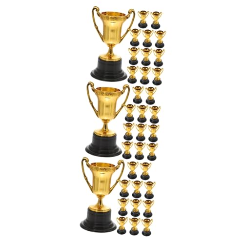 Vaguelly 45 Stück Kleine Trophäen Spielzeug Kleine Trophäenbecher Basteln Kleine Plastiktrophäen Siegertrophäen Dekor Plastiktrophäen Auszeichnungen Kleine Trophäen Für von Vaguelly