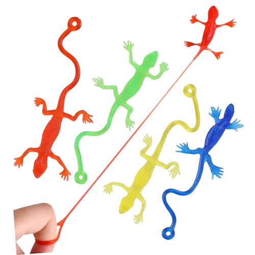 Vaguelly 5stücke Klebrige Eidechsen Spielzeuge Dehnbares Stress Spielzeug Bunte Eidechsen Figuren Aus TPR Leicht Und Tragbar Als Mitgebsel Für Kindergeburtstage Vaguelly 5stücke Klebrige Eidechsen Spielzeuge Dehnbares Stress Spielzeug Bunte Eidechsen Figuren Aus TPR Leicht Und Tragbar Als Mitgebsel Für Kindergeburtstage von Vaguelly