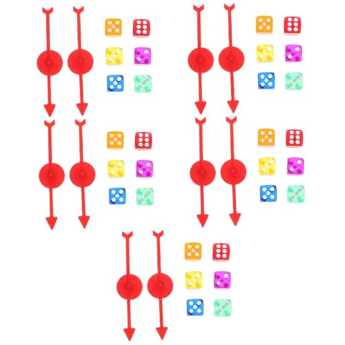 Vaguelly 5 Sätze Spielradzeiger Partyspiel-Requisiten Brettspiel Rotierende Pfeile Brettspiel-Party-Requisiten Kleinwildpfeile Brettspiel Pfeile Ersatz Für Brettspiele Spielbrettpfeil Abs von Vaguelly