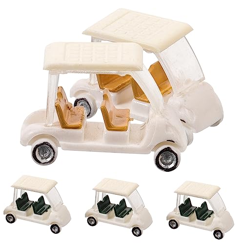 Vaguelly 5 Stück Mikro Landschaft Sandtisch Modell DIY Herstellung Von Miniatur Golfwagen Golfwagen Statue Eimer Golfspiel Zurückziehbarer Golfwagen Flexibler Stativ Clip Fan von Vaguelly