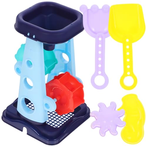 Vaguelly 5 Stück Teiliges Interaktives Strandspielzeug Set für Eltern Junge Mädchen Aktivitäten Sandspielzeug mit Sandtrolley Sanduhr Schaufel und Eimer Blau Vaguelly 5 Stück Teiliges Interaktives Strandspielzeug Set für Eltern Junge Mädchen Aktivitäten Sandspielzeug mit Sandtrolley Sanduhr Schaufel und Eimer Blau von Vaguelly