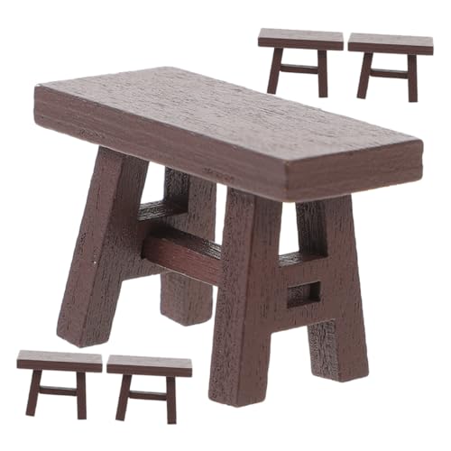 Vaguelly 5 Stück Teiliges Miniatur Vintage Stil Kleine Mini Möbel Für Puppenhaus Dekoration Realistische Mini Bänke Für Rollenspiele Vaguelly 5 Stück Teiliges Miniatur Vintage Stil Kleine Mini Möbel Für Puppenhaus Dekoration Realistische Mini Bänke Für Rollenspiele von Vaguelly