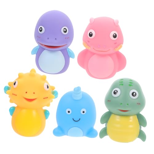 Vaguelly 5 Stück -handpuppe Puppenspielzeug Zum Geschichtenerzählen Tierische Fingerpuppen Hand-fingerpuppen- Flexible Puppen Eltern-Kind- Handpuppen Für PVC von Vaguelly