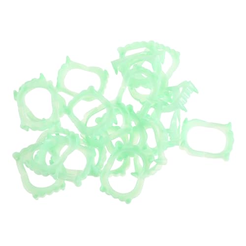 Vaguelly 50 Stück Teiliges Halloween Vampirzähne Leuchtende Zahnersatz Requisiten für Erwachsene und Gruselige Fluoreszierende Fake Teeth für Party Cosplay und Kostüme Vaguelly 50 Stück Teiliges Halloween Vampirzähne Leuchtende Zahnersatz Requisiten für Erwachsene und Gruselige Fluoreszierende Fake Teeth für Party Cosplay und Kostüme von Vaguelly