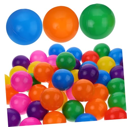 Vaguelly 50 Stück -bobo-Ball Bunte Bällebad-bälle Bälle Für Bällebad Bälle Der Ozeangrube -spielbälle Partygeschenke Für Poolzelte Bruchsichere Spielbälle Runde Meeresbälle Plastik von Vaguelly