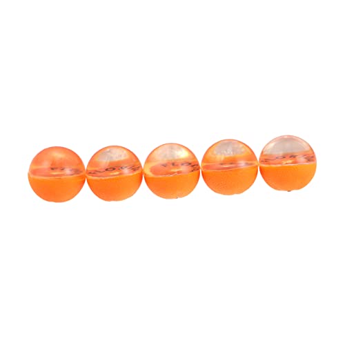 Vaguelly 5St Lernspielzeug für Kinder hühner Spielzeug gieskanne kinderspielzeug gummiball Spielzeugball tierische Hüpfbälle klare Hüpfbälle Obst hüpfende Bälle Springball aus Gummi Orange von Vaguelly