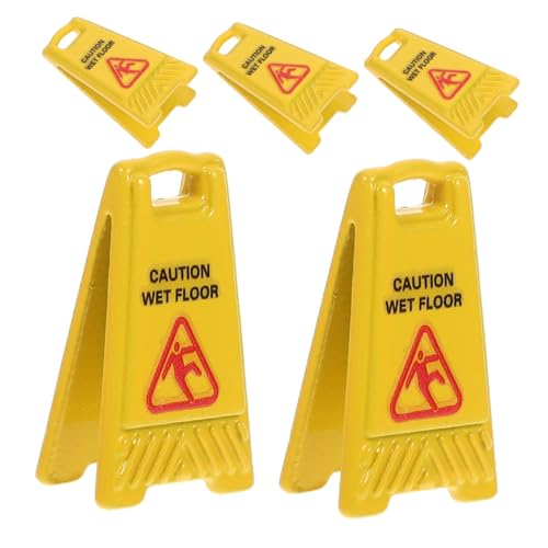 Vaguelly 5Stücke Sicherheitswarnschilder für Puppenhäuser Vorsicht Nass Schilder Realistische Bodenwarnschilder Pädagogisches Zubehör für Kreatives Rollenspiel Vaguelly 5Stücke Sicherheitswarnschilder für Puppenhäuser Vorsicht Nass Schilder Realistische Bodenwarnschilder Pädagogisches Zubehör für Kreatives Rollenspiel von Vaguelly