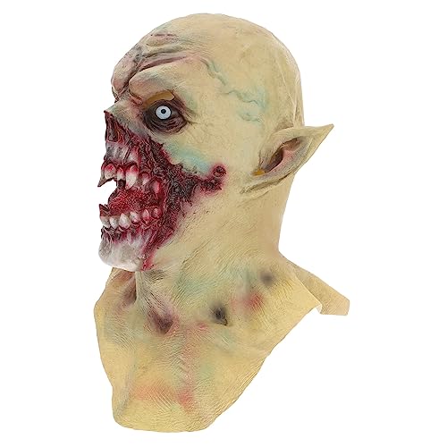 Vaguelly 5st Vampir-kopf Bedeckung Halloweenkostüm Außerirdische Kopfmasken Halloween-cosplay Streiche Für Erwachsene Realistische Menschliche Blutige Zombiemasken Natürliches von Vaguelly