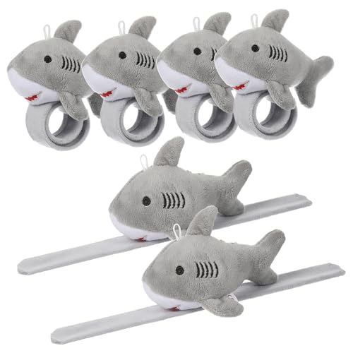 Vaguelly 6 Stück Plüsch Slap Armbänder mit Niedlichen Motiven Weiche Schnappbänder für Sicher und Einfach zu Tragen als Partygeschenk für Jungen und Mädchen Vaguelly 6 Stück Plüsch Slap Armbänder mit Niedlichen Motiven Weiche Schnappbänder für Sicher und Einfach zu Tragen als Partygeschenk für Jungen und Mädchen von Vaguelly