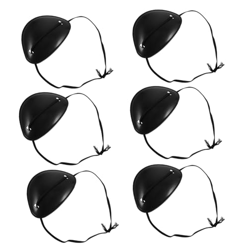 Vaguelly 6 Stück Schwarze Piraten Augenklappen Elastisch Einstellbar Leichte Augenmasken für Halloween Karneval Cosplay Partys und Kostüme Geeignet Vaguelly 6 Stück Schwarze Piraten Augenklappen Elastisch Einstellbar Leichte Augenmasken für Halloween Karneval Cosplay Partys und Kostüme Geeignet von Vaguelly
