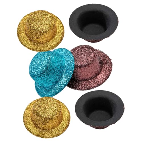 Vaguelly 6 Stück Teiliges Bunte Glitzer Mini Zylinderhüte Handgefertigte DIY Bastelmaterialien für Puppen Haustiere Partydeko Farbenfrohe Kleine Hüte Zufällige Farbe Zufällige Farbe Vaguelly 6 Stück Teiliges Bunte Glitzer Mini Zylinderhüte Handgefertigte DIY Bastelmaterialien für Puppen Haustiere Partydeko Farbenfrohe Kleine Hüte Zufällige Farbe Zufällige Farbe von Vaguelly