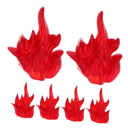 Vaguelly 6 Stück Teiliges Kreative Flammenmodelle Bauklötze mit Feuer Effekten Miniatur feuerrequisiten für Fantasievolles Pädagogisches Zubehör Fördert Teamwork für Halloween Vaguelly 6 Stück Teiliges Kreative Flammenmodelle Bauklötze mit Feuer Effekten Miniatur feuerrequisiten für Fantasievolles Pädagogisches Zubehör Fördert Teamwork für Halloween von Vaguelly