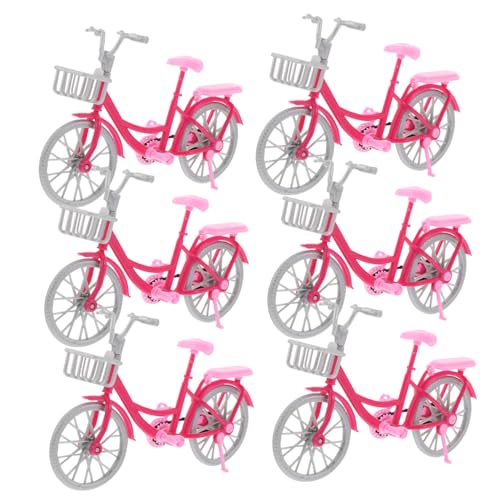 Vaguelly 6 Stück Teiliges Miniatur Pinkes Puppenfahrrad Leichtes Realistisches Modell für Puppenzubehör Kreatives für Vielseitige Dekoration für Puppen und Miniaturlandschaften Vaguelly 6 Stück Teiliges Miniatur Pinkes Puppenfahrrad Leichtes Realistisches Modell für Puppenzubehör Kreatives für Vielseitige Dekoration für Puppen und Miniaturlandschaften von Vaguelly