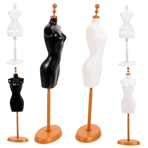 Vaguelly 6 Stück Teiliges Miniatur Puppenkleiderhalter Modell aus langlebigem Material kompakt und sicher für Miniaturhaus Deko und Puppenzubehör zum Anziehen und Ausstellen von Vaguelly 6 Stück Teiliges Miniatur Puppenkleiderhalter Modell aus langlebigem Material kompakt und sicher für Miniaturhaus Deko und Puppenzubehör zum Anziehen und Ausstellen von von Vaguelly