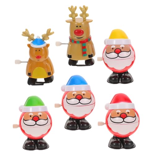 Vaguelly 6 Stück Weihnachtskette Kinderspielzeug Liefern Aufwinden Cartoon-aufwickelspielzeug Aufziehspielzeug Kinderparty Gefälligkeiten Windup Rentier Metall Vaguelly 6 Stück Weihnachtskette Kinderspielzeug Liefern Aufwinden Cartoon-aufwickelspielzeug Aufziehspielzeug Kinderparty Gefälligkeiten Windup Rentier Metall von Vaguelly