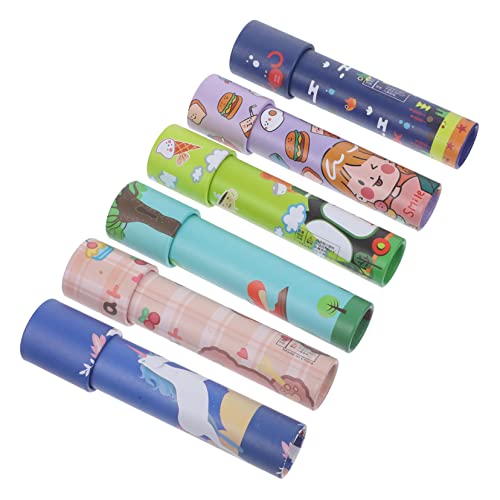 Vaguelly Kaleidoskope Für Kinder Und Erwachsene 6er-Pack Papierspielzeug Partygeschenke Für Kinder Pädagogisches Spaßspielzeug Für Jungen Und Mädchen von Vaguelly