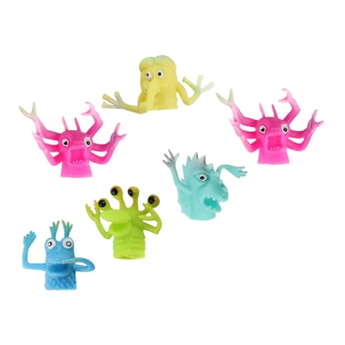 Vaguelly 6er Set Handpuppen Lustige Cartoon Fingerpuppen Für Zufällige Designs Ideal Als Und Für Puppenspiele Beruhigende Handpuppen Für Kleinkinder von Vaguelly