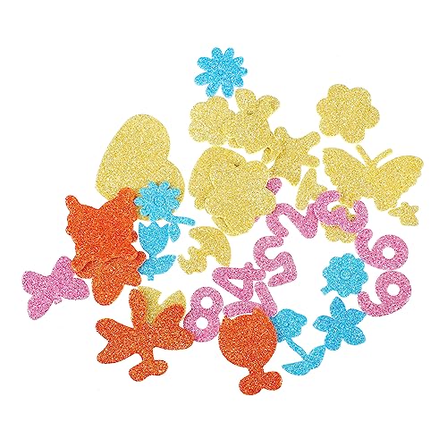 Vaguelly 7-Pack Kinder Klebstoff Aufkleber Aufkleber Glitter Party Tasche Füllstoffe Für Kinder von Vaguelly