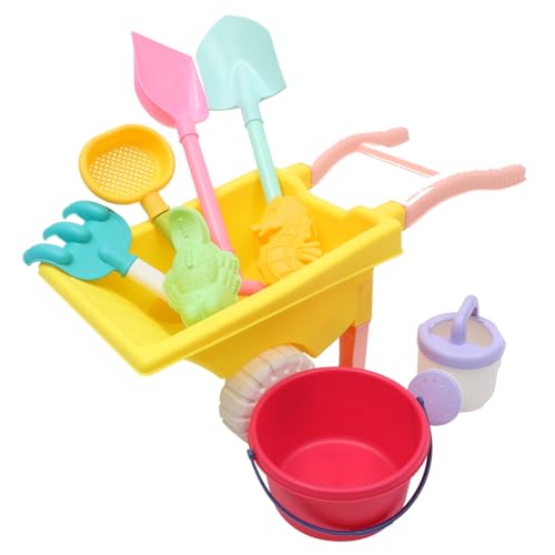 Vaguelly 7 Stück Teiliges Strandspielzeug Set Schaufel Eimer Rechen und Trolley für Kreatives Am Strand Fördert Farben Kreativität und Soziale Fähigkeiten Zufällige Farbe Zufällige Farbe Vaguelly 7 Stück Teiliges Strandspielzeug Set Schaufel Eimer Rechen und Trolley für Kreatives Am Strand Fördert Farben Kreativität und Soziale Fähigkeiten Zufällige Farbe Zufällige Farbe von Vaguelly