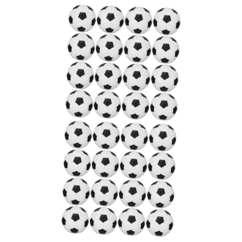 Vaguelly 70 STK Mini-Fußball Mini-Stressbälle Modell mit dekorativen Kugeln auswechselbare Kickerbälle Kleiner Fussball Kleiner fußball Feenfeld-Accessoire Dekorationszubehör Miniatur Abs von Vaguelly