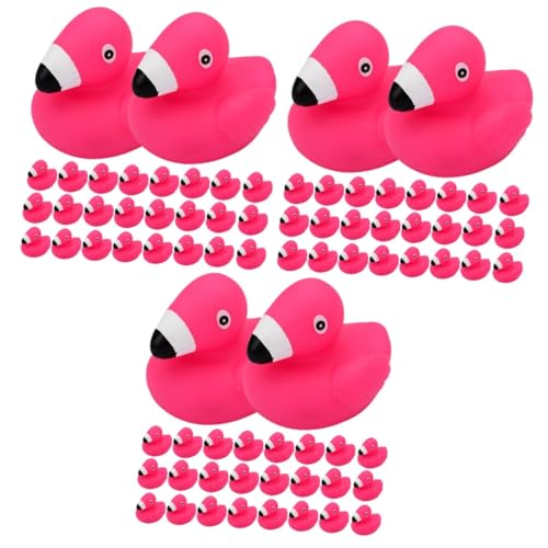 Vaguelly 72 STK Flamingo-Spielzeug Badewanne Babybadewanne Kinderspielzeug Spielzeug Badespielzeug Für Kleinkinder Badespielzeug Für Babys Tierisches Badespielzeug Vinyl Rosy von Vaguelly