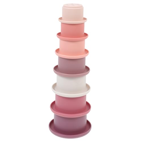 Vaguelly 7Stücke Silikon Stapelbecher für Babys Farbige Stapelbare Tassen Sicheres Badespielzeug zur und Sozialen Fähigkeiten Vaguelly 7Stücke Silikon Stapelbecher für Babys Farbige Stapelbare Tassen Sicheres Badespielzeug zur und Sozialen Fähigkeiten von Vaguelly