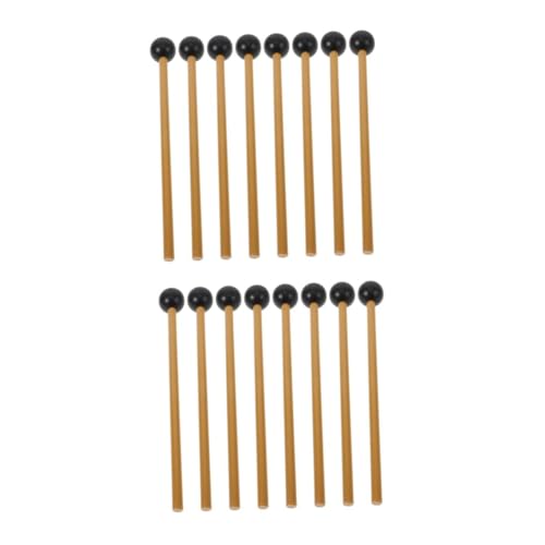 Vaguelly 8 Paare Hammer Schlagzeug-Teile Instrumentenstöcke Trommelstock Trommelstöcke Teile Der Zungentrommel Percussion-zubehör Percussion-Stick Performance Drumsticks Plastik von Vaguelly