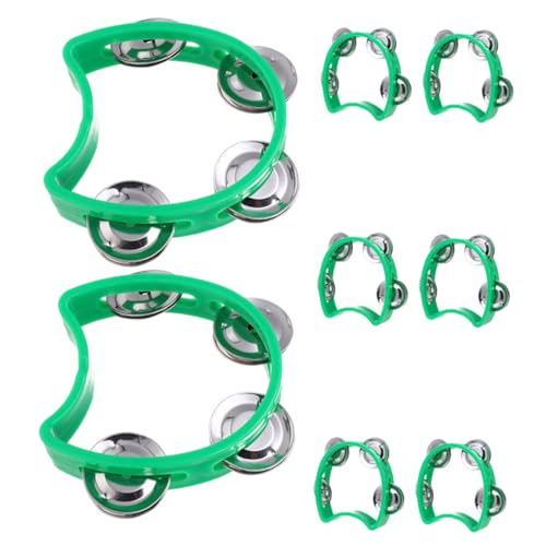 Vaguelly 8 Stück Teiliges Grünes Tamburin mit Schellenreihen Ergonomisch für Kleinkinder Dicker Rahmen Vielseitiges Musikspielzeug für Vorschule Schule Party und Musikalische Früherziehung Vaguelly 8 Stück Teiliges Grünes Tamburin mit Schellenreihen Ergonomisch für Kleinkinder Dicker Rahmen Vielseitiges Musikspielzeug für Vorschule Schule Party und Musikalische Früherziehung von Vaguelly