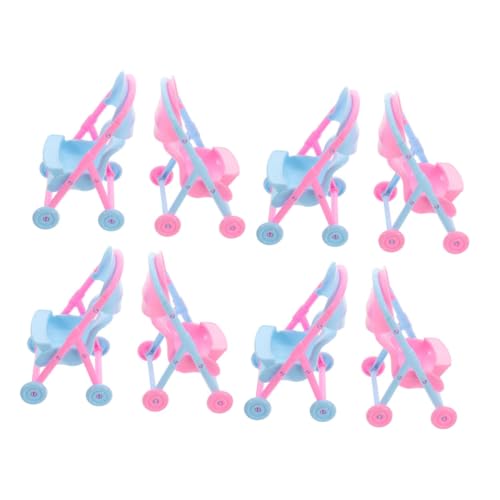 Vaguelly 8 Stück Teiliges Mini Puppenwagen Robuste Kunststoffkonstruktion Realistisch Detaillierter Puppenbuggy Langlebig und Pflegeleicht für Rollenspiele und Puppenhaus Zubehör Vaguelly 8 Stück Teiliges Mini Puppenwagen Robuste Kunststoffkonstruktion Realistisch Detaillierter Puppenbuggy Langlebig und Pflegeleicht für Rollenspiele und Puppenhaus Zubehör von Vaguelly