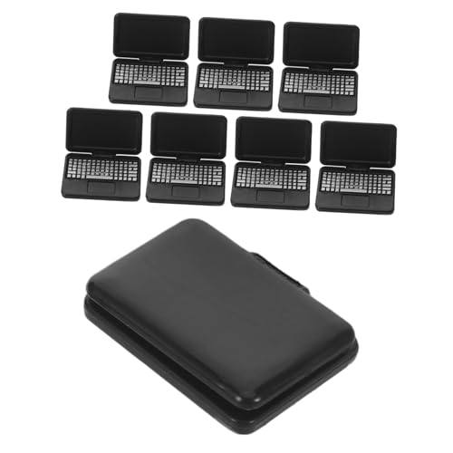 Vaguelly 8 Stück Teiliges Miniatur-Laptop Kunststoff Klappbare Puppenhaus-Computer für Realistische Mini-Accessoires für Rollenspiele von Kreativität und Technischer Früherziehung Vaguelly 8 Stück Teiliges Miniatur-Laptop Kunststoff Klappbare Puppenhaus-Computer für Realistische Mini-Accessoires für Rollenspiele von Kreativität und Technischer Früherziehung von Vaguelly