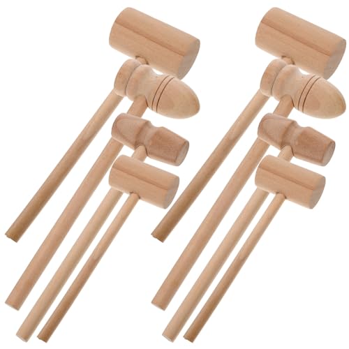 Vaguelly 8st Mini-holzhammer Kind Junge Praktischer Hammer Eierhammer Bausatz -Hammer Bank Maschine Werkzeug Babyspielzeug Leistung Fleischhammer Für Den Haushalt Coop von Vaguelly