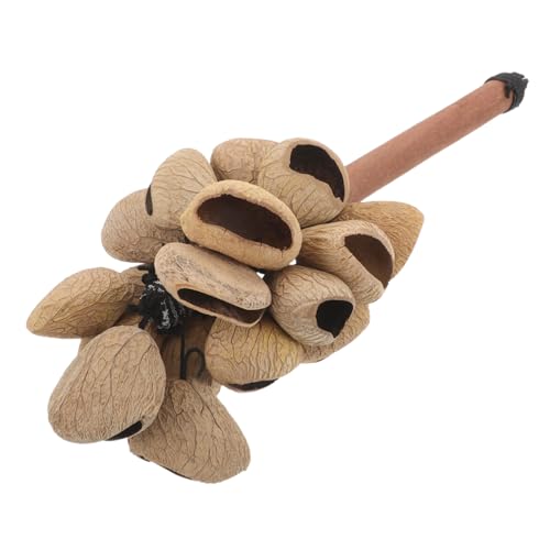Vaguelly Afrikanischer Shaker mit Holzgriff Natürliche Pflanzenfrüchte Klangrassel Ergonomisches Percussion-Instrument für Tanzaufführungen Traditionelle Afrikanische Rhythmusmusik Vaguelly Afrikanischer Shaker mit Holzgriff Natürliche Pflanzenfrüchte Klangrassel Ergonomisches Percussion-Instrument für Tanzaufführungen Traditionelle Afrikanische Rhythmusmusik von Vaguelly