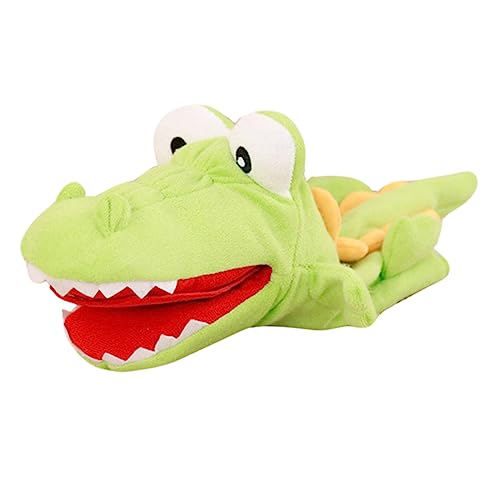 Vaguelly Tierhandspielzeug Alligator-handpuppe Plüsch-handpuppenspielzeug Für Jungen Und Mädchen Pädagogisches Rollenspiel von Vaguelly