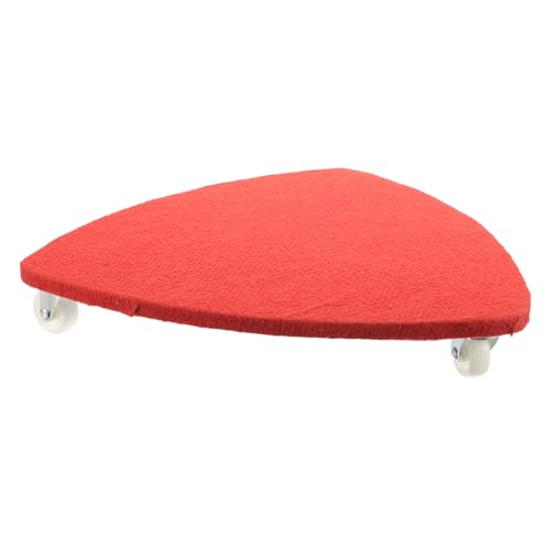 Vaguelly -Balance-Board Schwebebalken flattern Schaumstoff-Balance-Pad balanceboards balancierbrett Plattenausgleichsplatte Sensorisches Trainingsbrett Flanell rot von Vaguelly