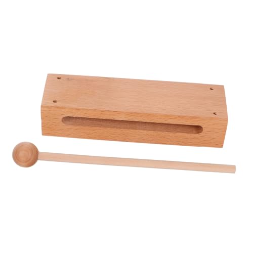 Vaguelly Musikinstrumente für Jungen und Mädchen Massivholz Rhythmus Block Mallet Instrumente Klassenzimmer Glockenspiel Spaß Lernen von Vaguelly