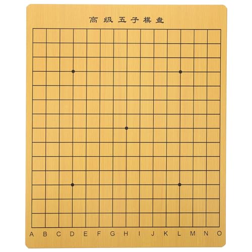 Vaguelly Chinesisches Schachbrett Aus Holz Doppelseitig Xiangqi-Brett Traditionelles Spiel Gobang-Schachbrett Reisestrategie Geschicklichkeitsspiel Für Erwachsene Teenager Spielspielzeug von Vaguelly