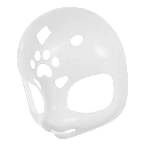 Vaguelly DIY Weiße Kunststoff Maske Blank Furry Tierkopf Basis für Kostüm Cosplay Party Zubehör Pelzige Weiche Oberfläche Unbemalt für Individuelle Gestaltung Vaguelly DIY Weiße Kunststoff Maske Blank Furry Tierkopf Basis für Kostüm Cosplay Party Zubehör Pelzige Weiche Oberfläche Unbemalt für Individuelle Gestaltung von Vaguelly