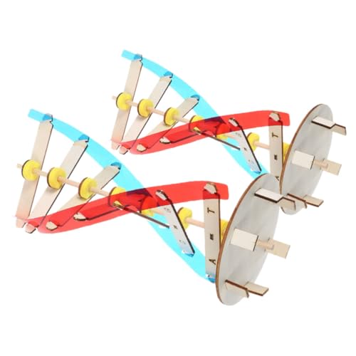 Vaguelly DNA-Modell DNA-leitermodell Wissenschaftliches Stielspielzeug DNA-Strang-Modell Biologiemodelle Molekularer Modellbausatz DNA-vaterschaftsset Wissenschaftliche Experimente Abs von Vaguelly