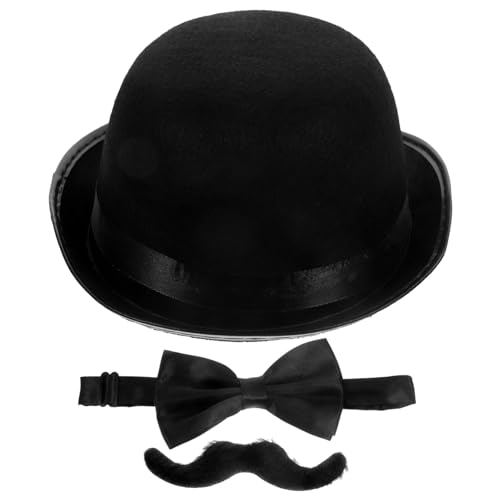 Vaguelly Detektiv Kostüm mit Hut Schnurrbart Fliege Cosplay Zubehör für Halloween Party Rollenspiel Vaguelly Detektiv Kostüm mit Hut Schnurrbart Fliege Cosplay Zubehör für Halloween Party Rollenspiel von Vaguelly