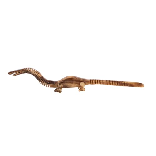 Vaguelly Dinosaurier-Modell Tiere Figur Spielzeug Tierornament Aus Holz Mini-Dinosaurier-Spielzeug Mini-spielzeugfiguren Dinosaurierfigur Aus Holz Dinosaurier-Handwerk Hölzern Light Brown von Vaguelly