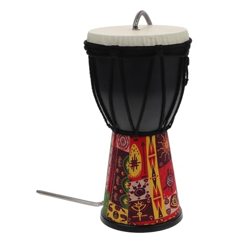 Vaguelly Donnertrommel Djembe-Percussion Trommel Aus Ziegenfell Handtrommeln Djembe-Musikinstrument Kongo-trommeln Afrikanische Trommeln Für Erwachsene Djembe Trommeln Erwachsene Stahl von Vaguelly