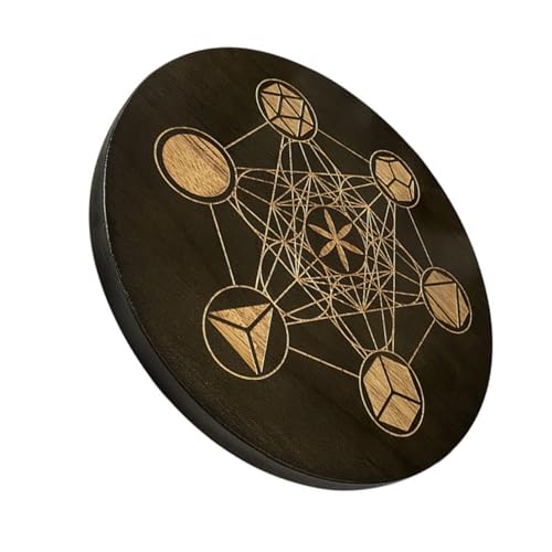 Vaguelly Eleganter Kristallständer aus Robustem Eichenholz Stilvolles Sieben-kristall Dekorativem Tablett Stabile Holzplatte als Geschenk und Praktische Aufbewahrung für Wohn Vaguelly Eleganter Kristallständer aus Robustem Eichenholz Stilvolles Sieben-kristall Dekorativem Tablett Stabile Holzplatte als Geschenk und Praktische Aufbewahrung für Wohn von Vaguelly