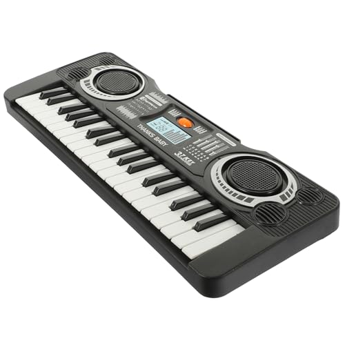 Vaguelly Elektronisches Klavier 37 Tasten Multifunktionales Musikspielzeug Für Kleinkinder Pädagogisches Keyboard Batterien Nicht Enthalten von Vaguelly