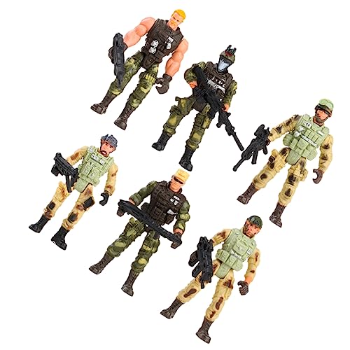 Vaguelly Flexible Soldaten Modelle Spielzeugset Für Militärfiguren Zufälligen Designs Ideales Für Jungen Und ädchen Perfektes Zubehör Für Militärspiele von Vaguelly